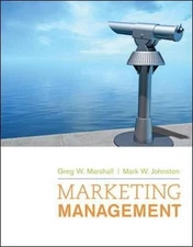 Marketing Management Hardcover Greg W., Johnston, Mark W. Marshal