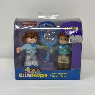 FISHER-PRICE LITTLE PEOPLE, Doctor Danielle & Dentist Dan NEW IN BOX