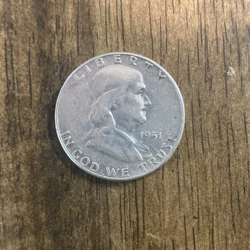 1951-P Franklin Half Dollar Uncirculated Silver Coin US