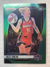2024 Panini Select WNBA Green Prizm Julie Vanloo RC Washington Mystics
