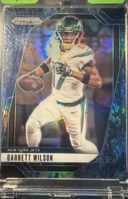 2024 Panini Prizm - Garrett Wilson #224 Navy Camo Prizm /25
