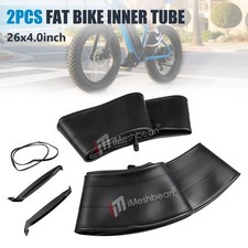 2 Pack 26X4.0 Fat Bike Tire Inner Tube Set w/ Schrader Valve for Mountain Bikes