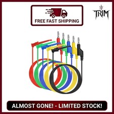 Versatile 5 Pcs Stackable Banana Plug Lead Kit for Electrical Testing 500V