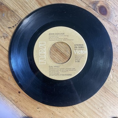 JOHN DENVER I'M SORRY/CALYPSO RCA RECORD VINYL 45 53-48