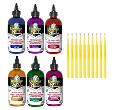 Unicorn SPiT Gel Stain & Glaze in One - 8oz Sparkle Collection - Sapphire Swift,