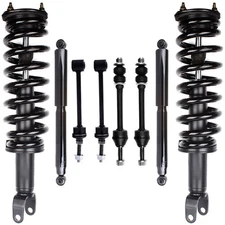 Front Struts Rear Shocks Sway Bar Links Kit For 2006-2008 Dodge Ram 1500 4WD