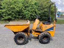 2014 Thwaites 1 ton dumper Barford Benford Terex TA1 JCB high tip skip loading