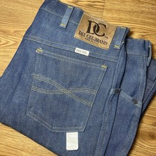 VTG 70s NOS Dee Cee Bootcut Flare Jeans Mens Sz 38x34 Western Cowboy Rodeo USA