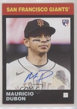 2021 Topps 582 Montgomery Club Set 5 Mauricio Dubon #17A Auto 1c7