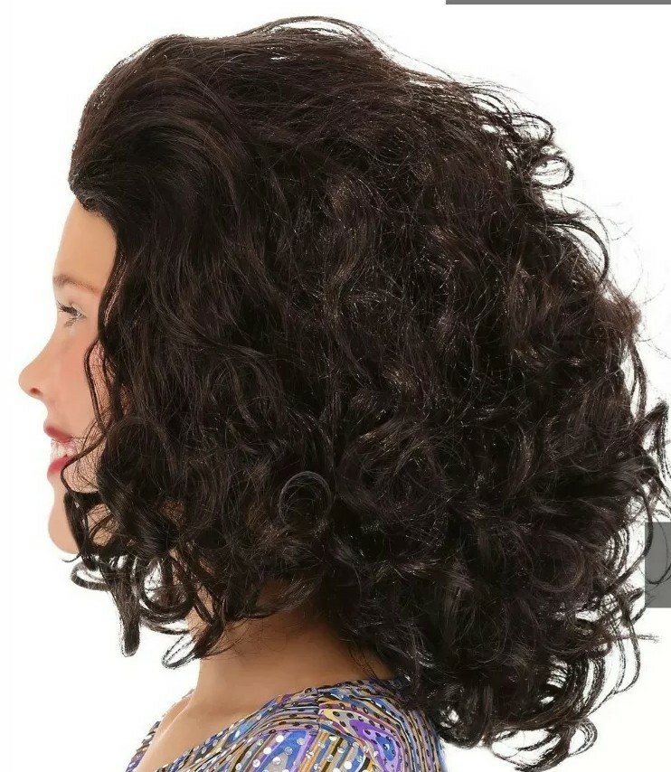 Child's Curly Wig Bouncy Brown Curly Girls Wig New eBay