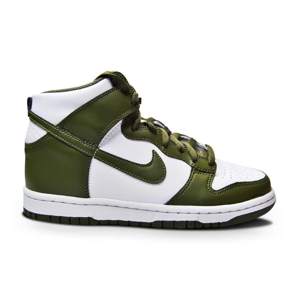 Кроссовки Nike Dunk High для юниоров (GS) - DB2179 105 - Белый цвет карго-хаки
