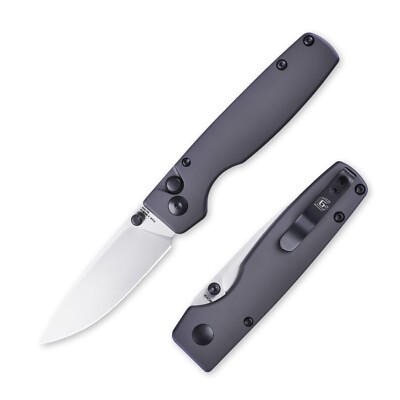 Kizer Original Drop Point Folding Knife Aluminum Handle 154CM Steel V3605E3