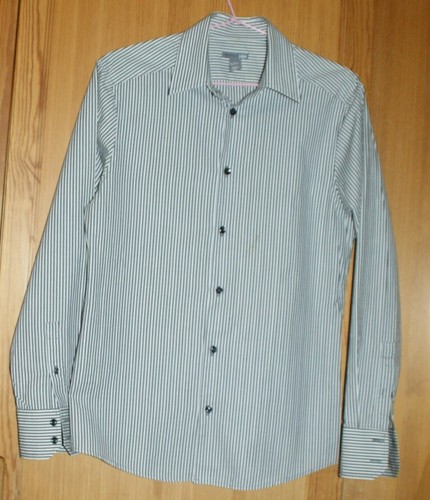 CHEMISE HOMME MARQUE DR&N TAILLE M - 97 % COTON -SLIM FIT