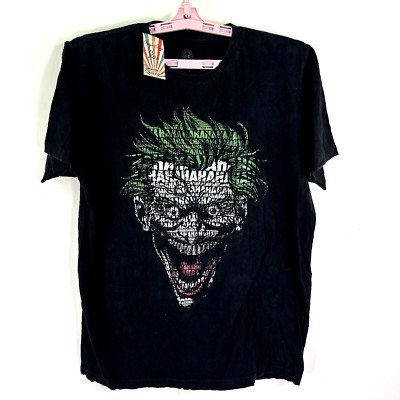 The Joker DC Comics HaHa T-Shirt Mens Size L Black