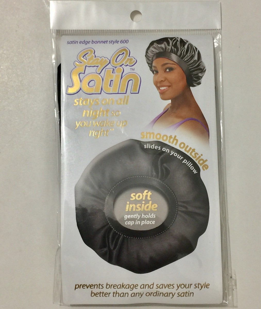 Satin Bonnet Stay On Sleeping Cap Hair Care Conditioner Anti