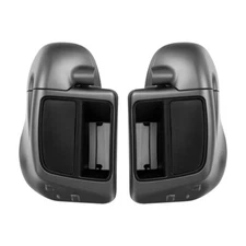 Lower Vented Fairing For Harley Touring Road Glide 2014+ Industrial Gray Matte