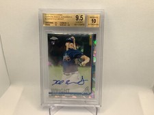 2019 Topps Chrome Saphire Kyle Wright RC Auto BGS 9.5 PC