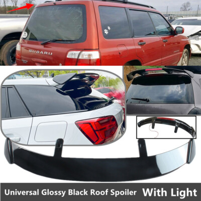 Universal For 01-02 Subaru Forester Rear Window Roof Spoiler Tail Wing ...