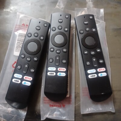 3 Pack Generic Fire TV Remote w/APP Shortcuts (No Voice Control)