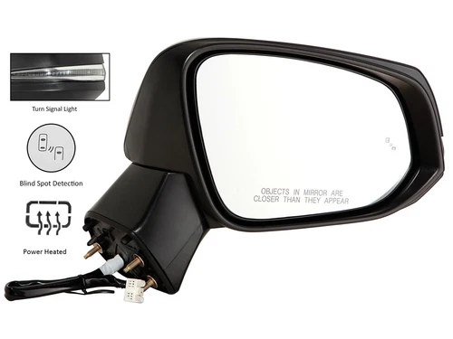 For Door Mirror Signal Blind Spot Detection 2019-2023 Toyota RAV4 Passenger Side