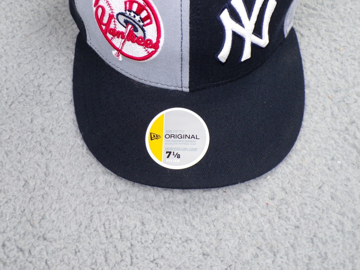 限定品！NEWERA YANKEES DOUBLE WHAMMY CAP New York Yankees BIG-ONE DOUBLE WHAMMY Navy-White Fitted Hat