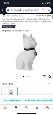 Gattina by Jean Pierre Sand ''Edition White'' Damen Parfüm edp Duft 75 ml KATZE