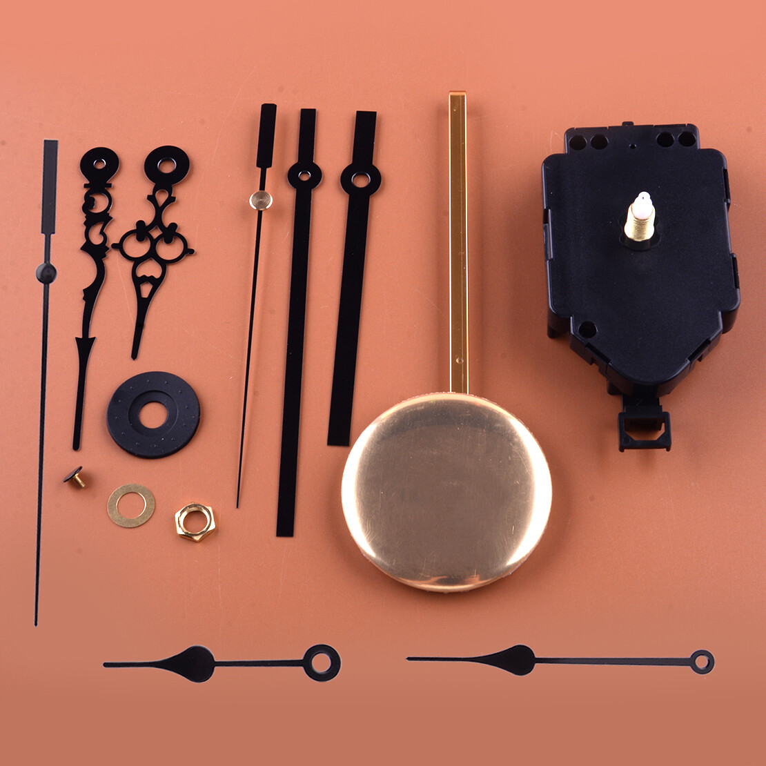 Non-Ticking Hands Quartz DIY Wall Clock Movement Mechanism, DISEN DIY Repair Parts Replacement With 3 Different Clock Hands, Battery Operated Clock Motor Kit, For Clock Repair DIY Replacement - Foto 8