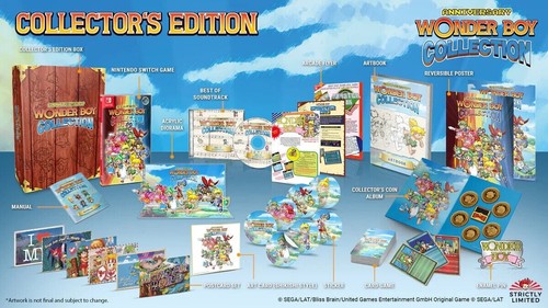 Switch Nintendo Wonder boy collector limited Anniversary Box set postcard - Picture 6 of 7