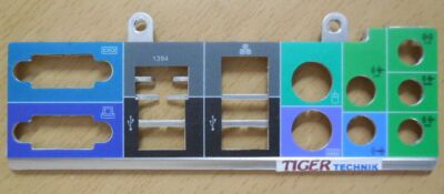 Shuttle XPC SD32G2 FD32 (S5093) V1.2 Mainboard Blende IO Shield Backplate* mbb24