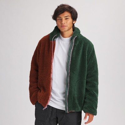 MTN Sherpa Full-Zip Jacket - Men's Cozy Sherpa Jacket for Casual Wear
