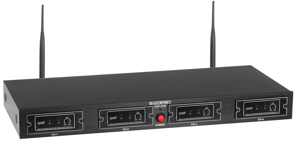 DJ PA UHF Funk Mikrofon Set Wireless Microphone Taschensender Lavalier kabellos - Bild 2 von 4