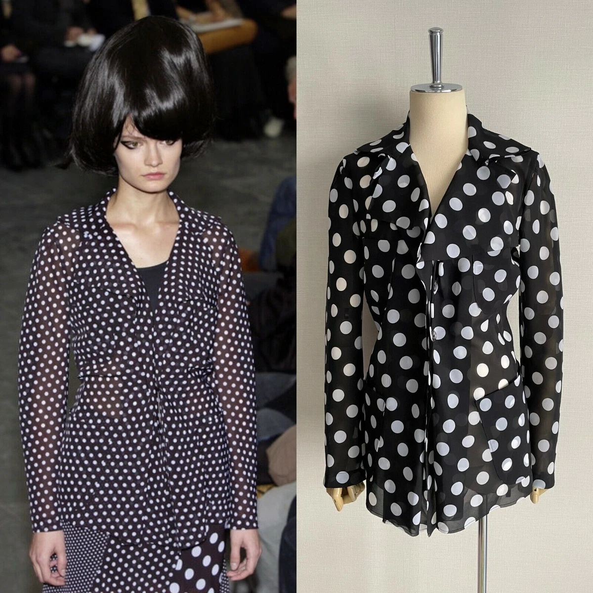 JUNYA WATANABE Comme des Garcons Polka dot Jacket AD2003