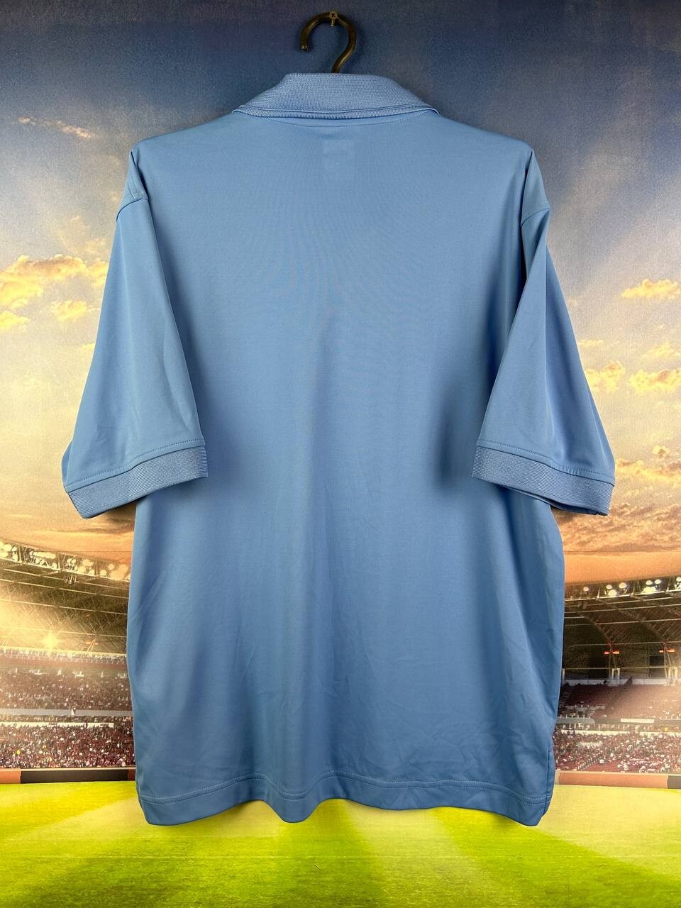 Fila Jersey Polo Tennis Blu Maglia Poliestere Uomo Taglia S