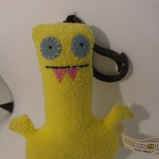 Ugly Doll Fea Bea Yellow 4  Plush Doll 2002 backpack clip collectable