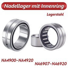 Nadellager mit Innenring Nadelh&uuml;lsen Nadelbuchsen 10-100mm NA4900-NA6920