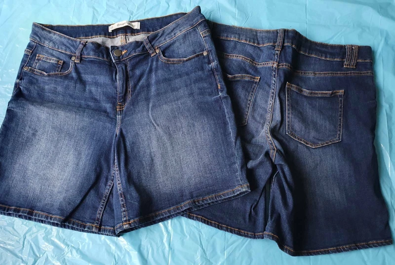 ladies denim shorts size 12