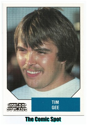 1987 WORLD OF OUTLAWS ~ TIM GEE #16 ~ RC ROOKIE CARD ~ SPRINT CAR DIRT RACING