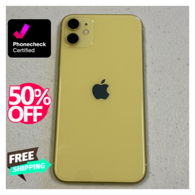 Apple iPhone 11 - 128 GB - Yellow (Spectrum) for sale online | eBay