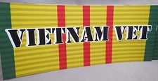 WHOLESALE LOT OF 10 VIETNAM VETERAN STICKER Pow Mia Marine Army Navy  Military