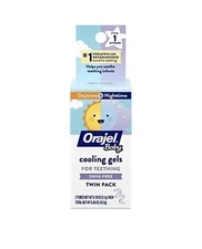 Orajel Baby DAYTIME & NIGHTTIME Cooling Gels for Teething, DRUG-FREE 11/2024