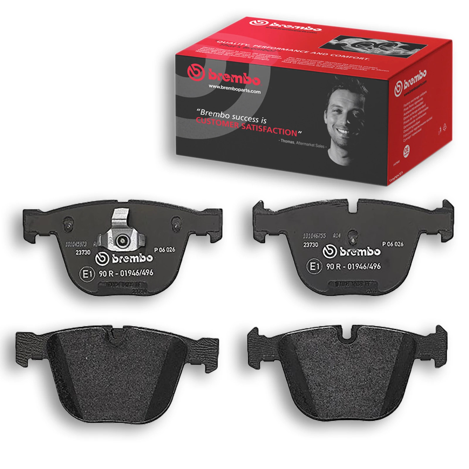 2x ✅Fits BREMBO P 06 026 HAM PADS. REAR BMW 7 E65/E66 01- REAR ⭐UK Seller⭐ - Image 67