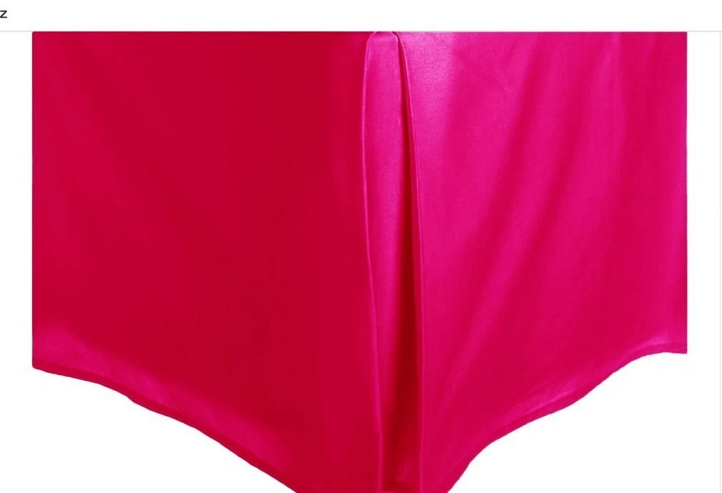 Satin bed skirt queen cheap