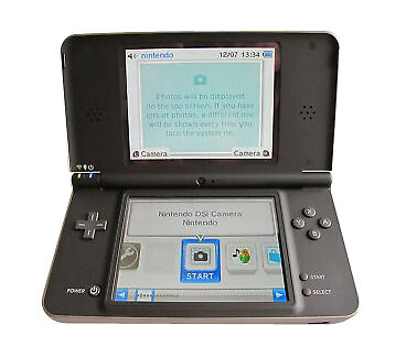 Nintendo DSi XL Bronze System Handheld Console w/ Wall Charger Bundled Brown