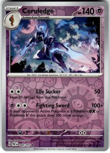 Ceruledge 040/091 Paldean Fates Reverse Holo Rare