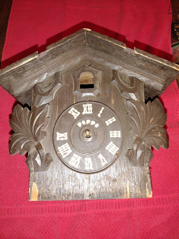 Poppo Vintage Cuckoo Clock - Parts Only