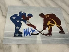 1980 TEAM USA Hockey MIKE ERUZIONE Signed 8x10 Photo GOLD MEDAL AUTOGRAPH 1J