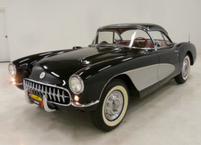 1957 Chevrolet Corvette Convertible Bw Poster 24 X 36 Inch Sweet