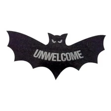 2025 New Unwelcome Shaped Bat Wool Mat, Welcome Doormat Large（19.7 × 31.5’）