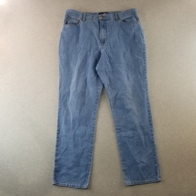 Basic Edition Jeans Women's Sz 16 Blue Wash Classic Straight Fit Normcore
