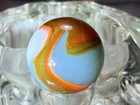 P34- Vintage Peltier Glass Company Rainbow 19/32” Near Mint-🔥🔥🔥 — photo 7